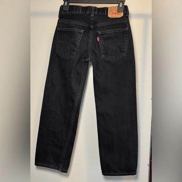 Levi's 550 Black Straight Jeans - Picture 2 of 2